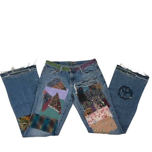 Patchwork Blue Jeans - Picture 11 of 16